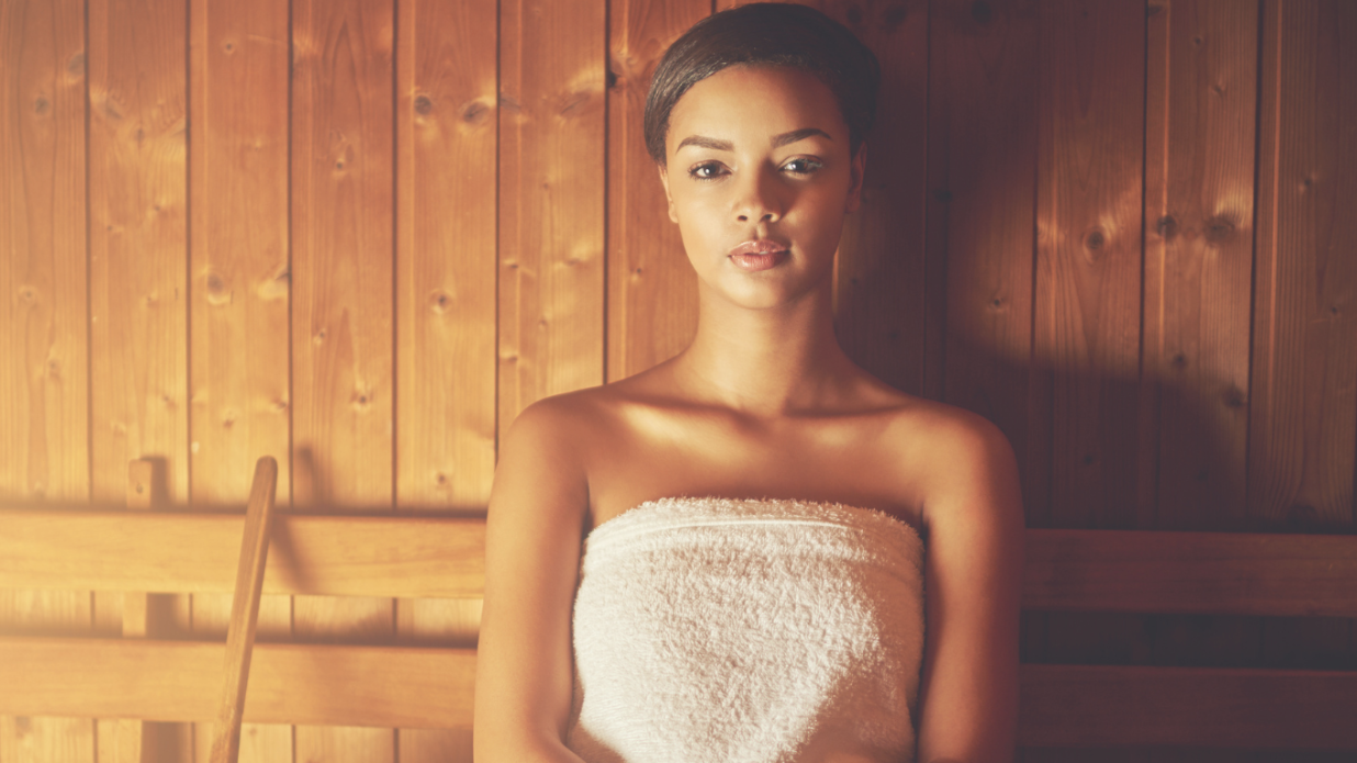 Guests unwinding in a relaxing spa setting